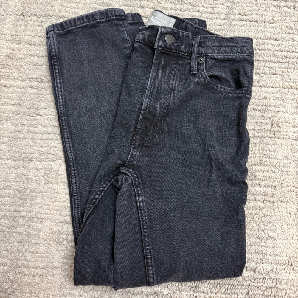 Everlane Black Original Cheeky Denim Jeans 25 crop
